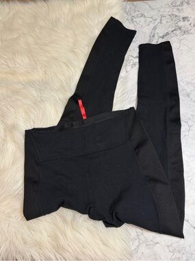 SPANX Black High-Waist Seamless Leggings Large
